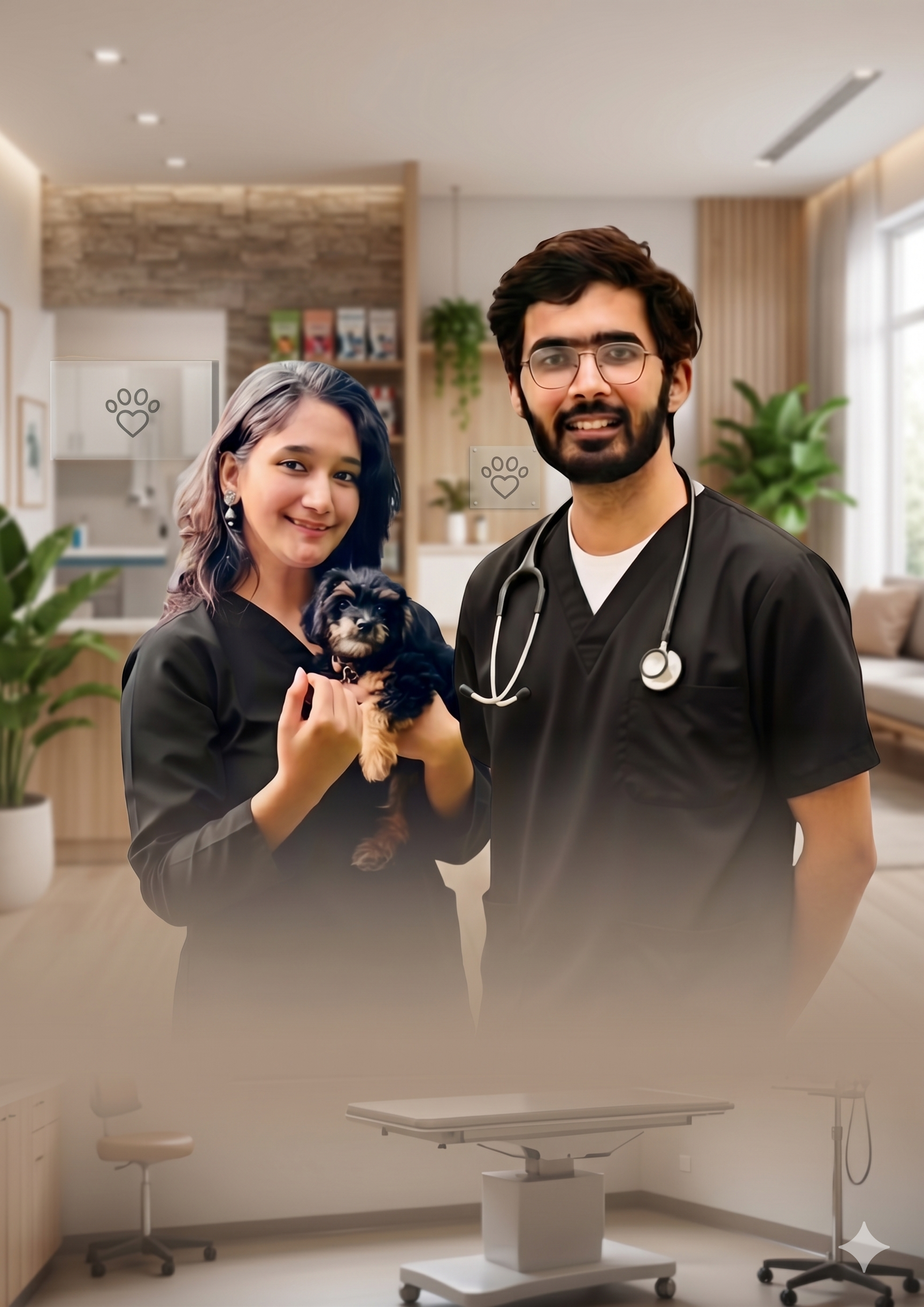 A happy, healthy dog cared for at WAAT Pet Clinic in Ghaziabad